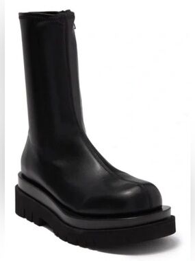 Jeffrey Campbell Black Platform Ankle Boot | 7 | Chunky Prolong Style